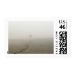 Horse on beach stamp