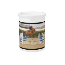 Horse Over Fence Pitcher