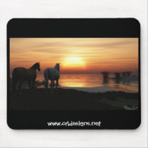 Horse Overlook Mouse Pads