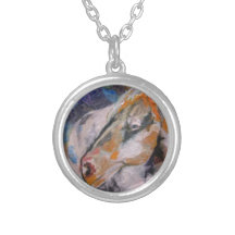 Horse Painting Necklace