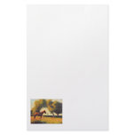 Horse painting pointillist art by Georges Seurat Customized Stationery