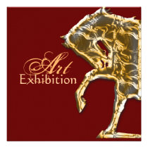 Horse party show event racing invitations