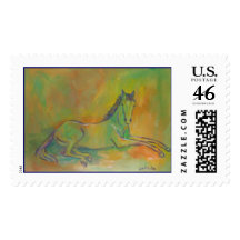 Horse Pastel Portrait Stamps