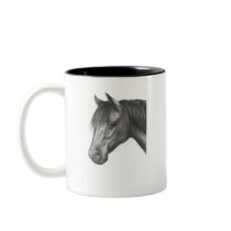 HORSE: PENCIL ART: REALISM MUGS