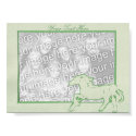 Horse Photo Frame-Green posters
