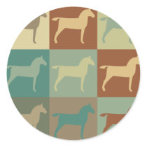 Horse Pop Art stickers