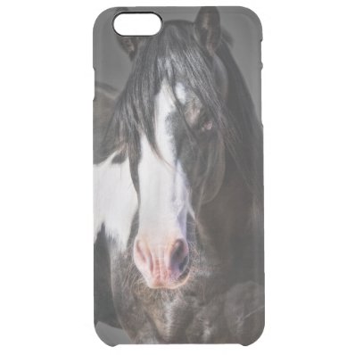 Horse Portrait II Clear iPhone 6 Plus Case