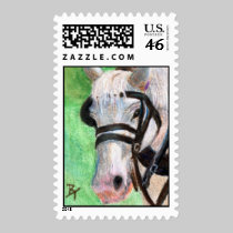 Horse Portrait postage