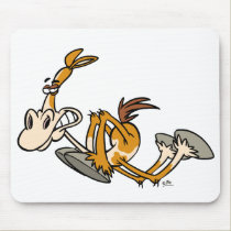 Horse Power cartoon mousepad