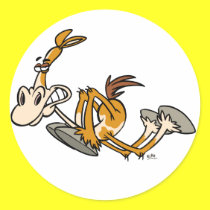 Horse Power cartoon sticker