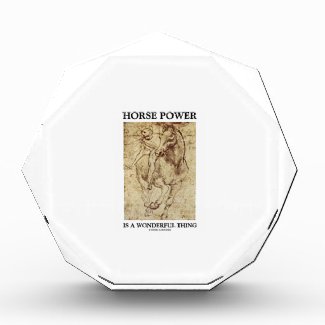 Horse Power Is A Wonderful Thing Leonardo da Vinci Award