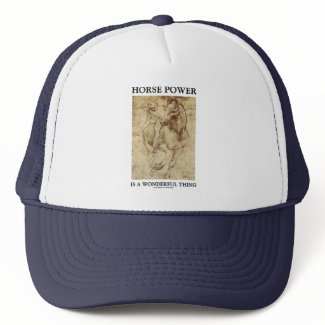 Horse Power Is A Wonderful Thing Leonardo da Vinci hat