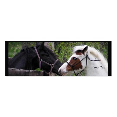 Horse Profile Card*U Make* Business card by RookyStudios