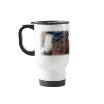 Horse Profile Plastic Travel Mug