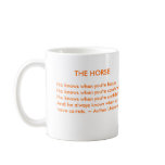 Horse Quotation - mug