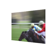 horse race 3 gallery wrapped canvas
