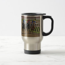 Horse Race #3 Travel Mug