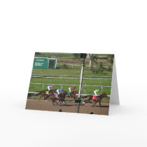 Horse Race Greeting Card by greatphotos Horse Race Greeting Card