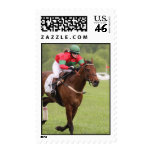 Horse Race Postage Stamp