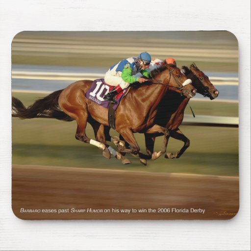 Horse Racing Mouse Pads and Horse Racing Mousepad Designs