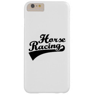 Horse racing barely there iPhone 6 plus case