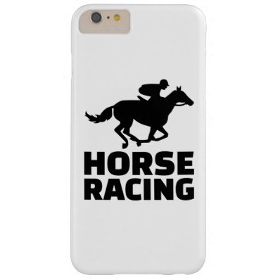Horse racing barely there iPhone 6 plus case