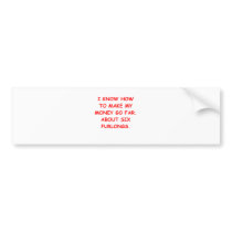 horse racing bumper sticker