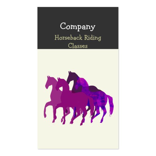 Horse Racing Business Card Template