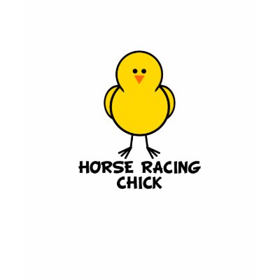 Horse Racing Chick T Shirt by chicktshirts8