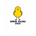 Horse Racing Chick t-shirts