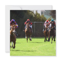 Horse Racing Field Invitations