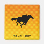 Horse Racing Fridge Magnet