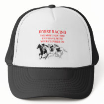HORSE racing Trucker Hat