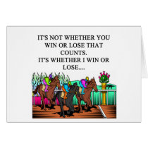 horse racing kentucky derby greeting cards