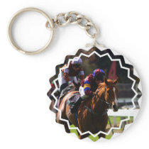 Horse Racing Keychain