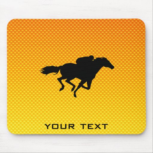 Horse Racing Mouse Pads and Horse Racing Mousepad Designs