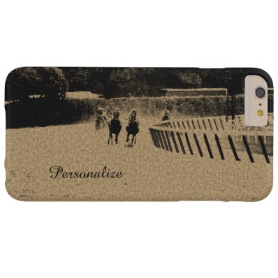 Horse Racing Muddy Track Grunge Barely There iPhone 6 Plus Case