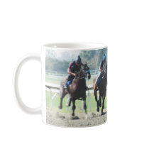 Horse racing mug mugs