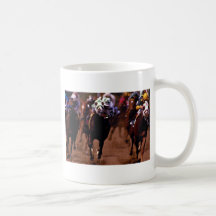 Horse racing mug