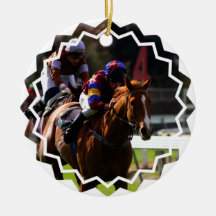 Horse Racing Ornament