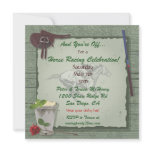 horse racing party invitations, horse racing,