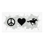 Horse racing photo cards
