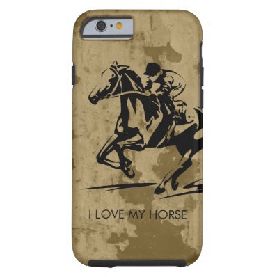Horse racing tough iPhone 6 case