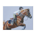Horse & Rider Canvas Art Canvas Print