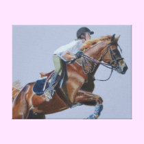 Horse & Rider Canvas Art canvas prints