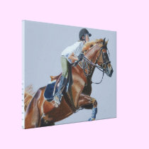 Horse & Rider Canvas Art canvas prints