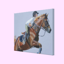 Horse & Rider Canvas Art canvas prints