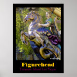 Horse &amp; Rider Figurehead Print