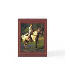 Horse Rider NoteCards by RookyStudios Horse Rider NoteCards
