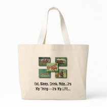Horse Rider Tote Bag by EiramAnnod Horse Rider Tote Bag